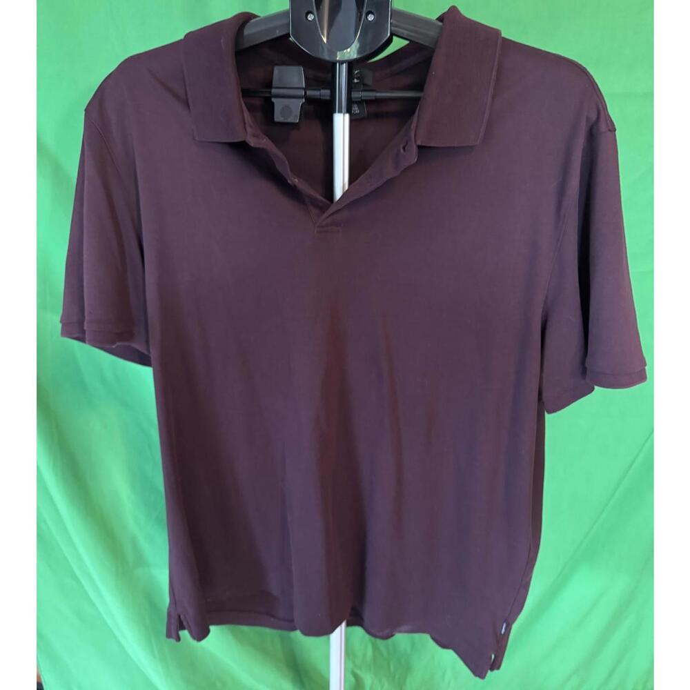 Calvin Klein Purple Cotton Polo Shirt Men's Size XL